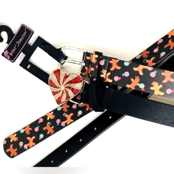 Betsey Johnson Set of 2 Holiday Belts Women - Picture 2 of 5